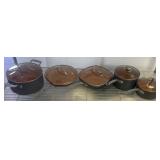 Copper Chef Nonstick Cookware Set with Lids