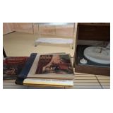 Admiral Record Player With Vinyl Records