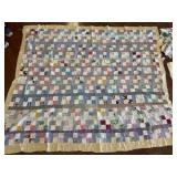 Patchwork Quilt Top with Additional Pieces