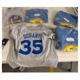 Golden State Warriors Durant #35 Apparel Lot