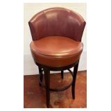 Pier one Barstool With Padded Backrest and Seat