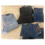 Denim Jeans, Wrangler and Other Brands