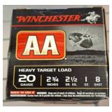 Winchester AA 20 Gauge Heavy Target Load Box