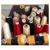 Sewing Thread Spools in Various Colors
