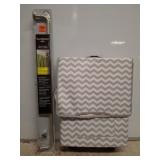 Chevron Smart Cart and Sundown Curtain Rod