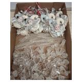 Plastic Decorations with Silver Accents