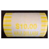 Roll of Half Dollar Coins, $10 Face Value
