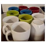 Corelle Stoneware Mugs in Mixed Colors