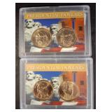 Presidential Dollar Coin Sets in Whitman Cases