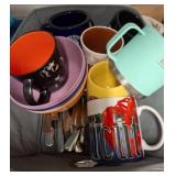 Mugs, Bowls, and Flatware Collection