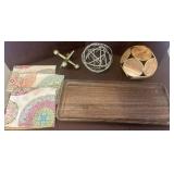 Decorative Tray and Assorted Decorative Items