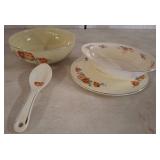 Hall China Dinnerware with Floral Design