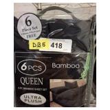 6-Piece Bamboo Queen Bed Sheet Set