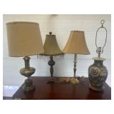 Table Lamps with Shades, Tallest 29in