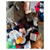 Plush Toys Including Disney and Lou Rankin