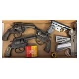 Vintage Toy Cap Guns and Accessories