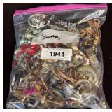 Bag of Assorted Costume Jewelry