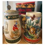 Olympic and Wildlife-Themed Collector Steins