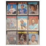 Baseball Cards with Various MLB Players