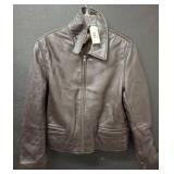 Eddie Bauer Women's Brown Leather Jacket