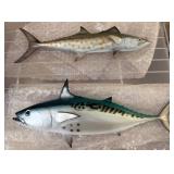 Painted Fish Models, Approx. 12in Each