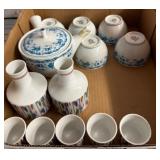 Japanese Ceramic Tea and Sake Set