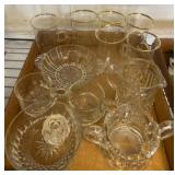 Glassware With Gilded Accents