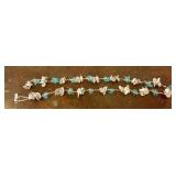 Decorative Shell and Glass Garland on Rope