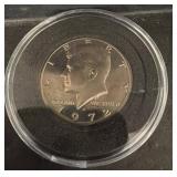 1972-s ï¿½Kennedy Half Dollar Coin in Case