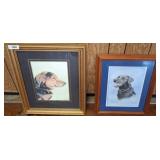 Dog Portrait Prints in Frames