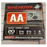Winchester AA 20 Gauge Heavy Target Load Box