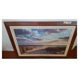 Framed Artwork by Daniel Pollera, 44x32
