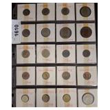 World Coins in Plastic Holders