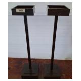 Wood Display Stands, Square Top Design