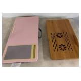 Two Lightweight Lap Desks: Bamboo and Plastic
