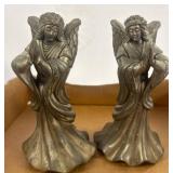 Cast Metal Angel Figurines