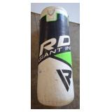 Hanging Punching Bag with Green Graphic Design