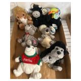 Bean Bag Plush Toys Incl. Coca-Cola
