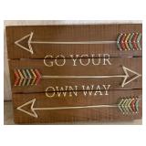 Wooden Plaque by Primitives by Kathy