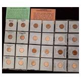 Lincoln Cent Medallions in Holders