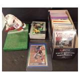 Football Figure and Sports Trading Card Lot