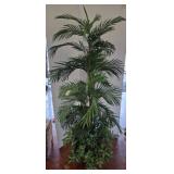 Artificial Palm Tree in Woven Basket, 72in