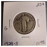 1929-S Standing Liberty Quarter in Holder