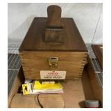 Wooden Shoe Shine Kit with Accessories