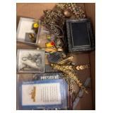 Costume Jewelry and Accessories Box Lot