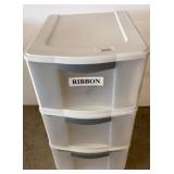 Sterilite Three-Drawer Plastic Storage Units