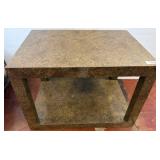 Two-Tier Faux Granite Coffee Table