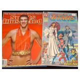 Sports Illustrated and New Titans Comic Lot