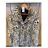 Gallery Leopard Print Jacket, Size Large