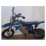 Hyper HPR 350 Electric Dirt Bike in Blue need batt